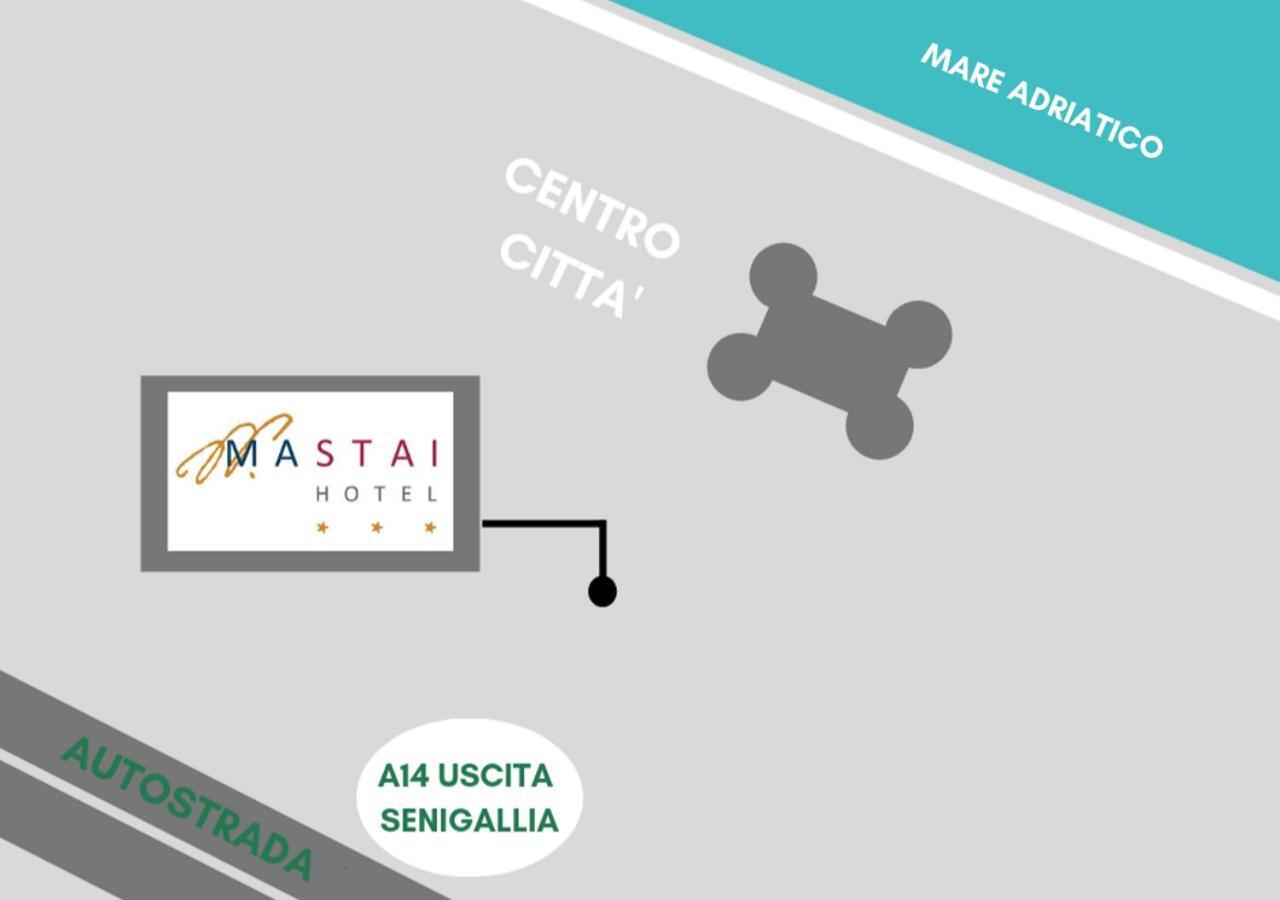 Hotel Mastai Senigallia Esterno foto